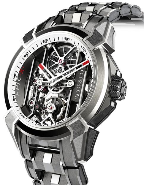 Review Fake Jacob & Co Epic x Titanium EX100.20.PS.WB.A20AA watch - Click Image to Close